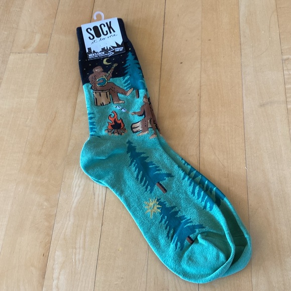 Sock it to Me- Sasquatch Camp Out Socks - Picture 3 of 5
